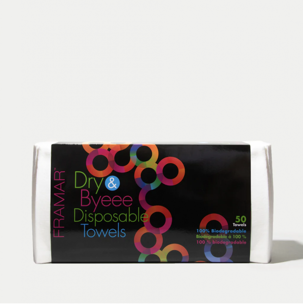 FRAMAR dry & byeee Towels Serviettes jetables 
