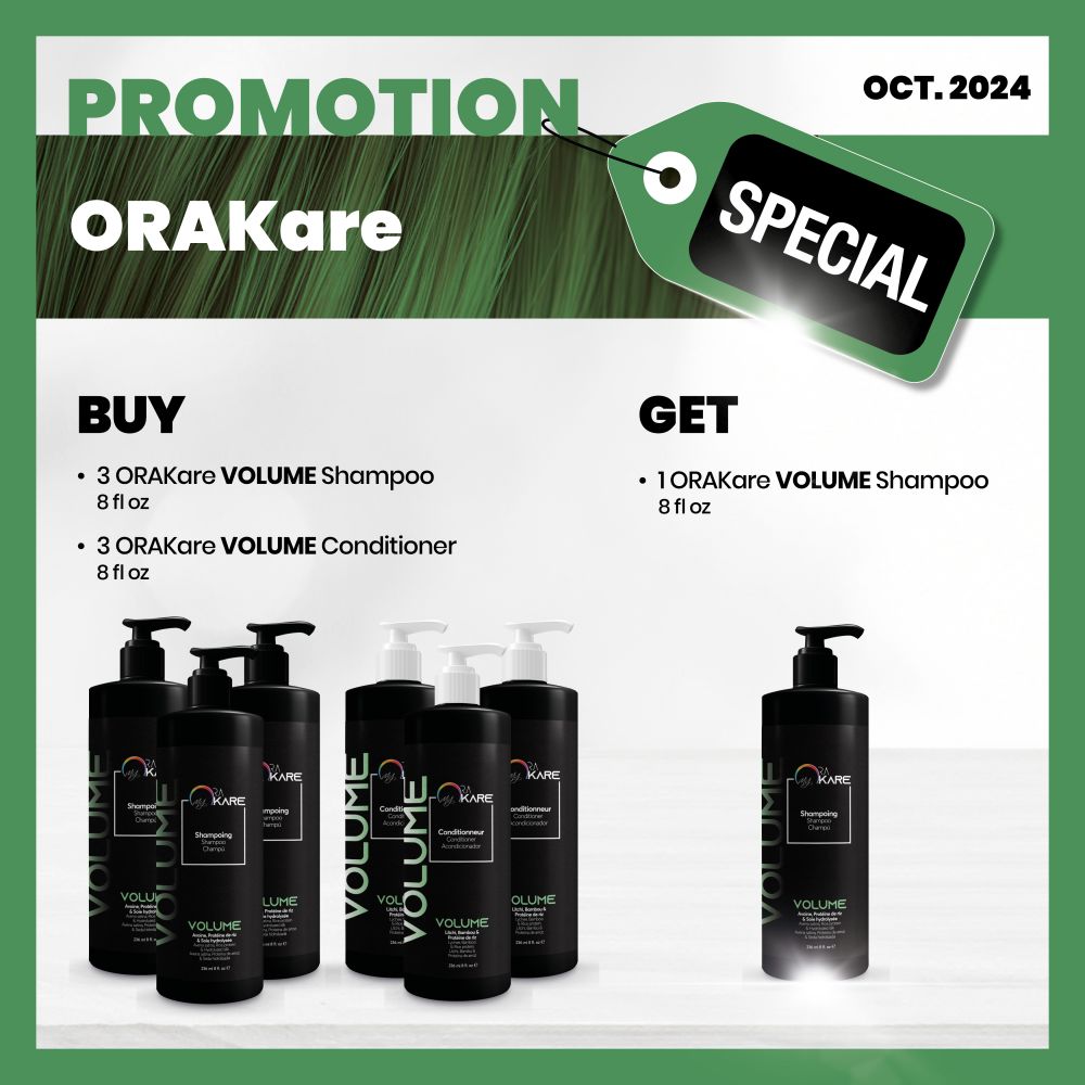 Promo ORAKare Volume Outside Québec 