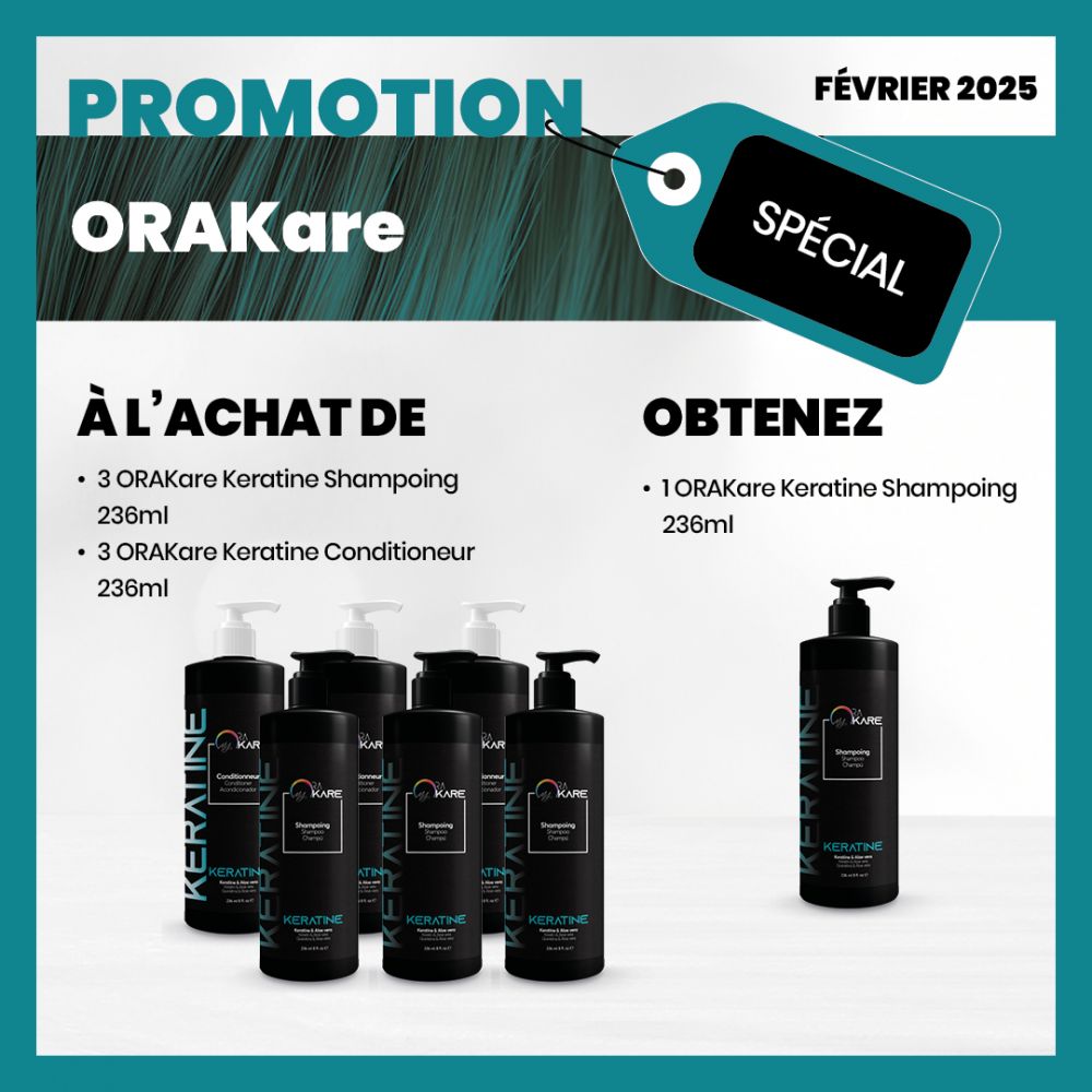 Promo ORAKare Keratine Hors Québec/ Outside québec