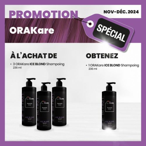 Promo ORAKare ICE BLOND Hors Québec/ Outside Québec 