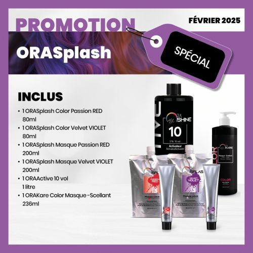 PROMO ORASPLASH février/ Febuary Hors quebec /Outside Québec