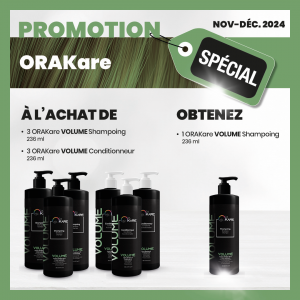 Promo ORAkare Volume Hors Québec Outside Québec